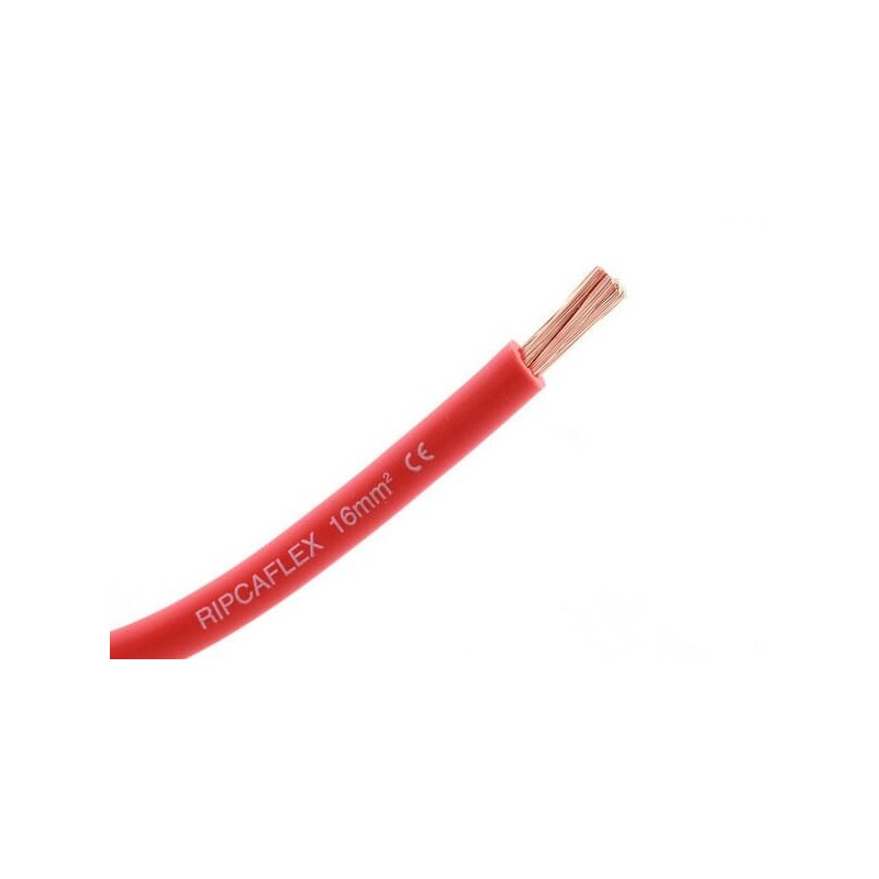 Flex cable 1x10mm² PVC, red - 1010FLEXRD Flex cable 1x10mm² PVC, red - 1010FLEXRD