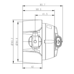 1013907 Cobo, Reflektor przedni 
