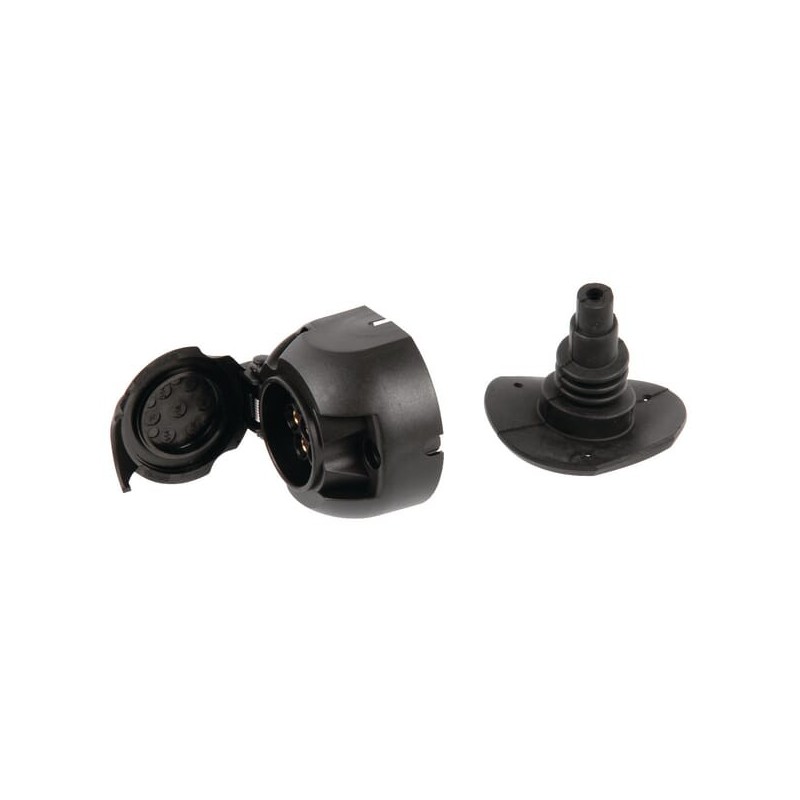 Waterproof 7-pin PVC socket - 101298JAE