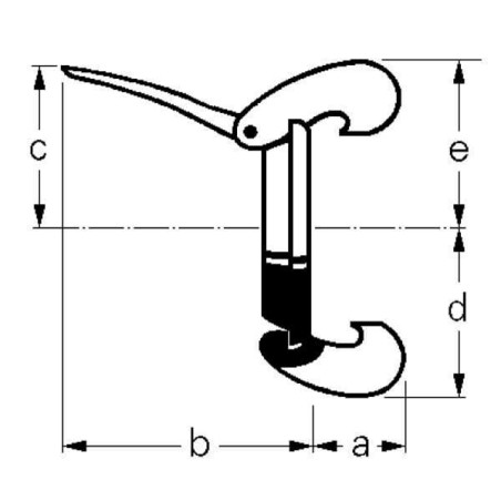 Clamp set 89 mm galv - 1040134