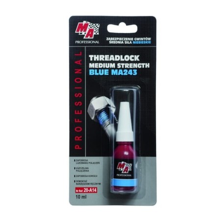 Preparat zabezpieczający gwinty MA Professional, niebieski 10 ml - 1032972014