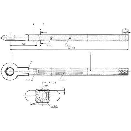 Towing eye BPW - 1030652163