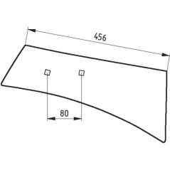 Deflector Unia, left VIS 239 - 1067920040
