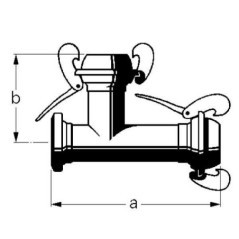 T-Stück 108mm - 1051701