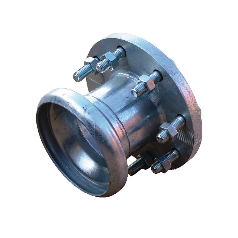 Flange connector w. cup 108mm - 1052301