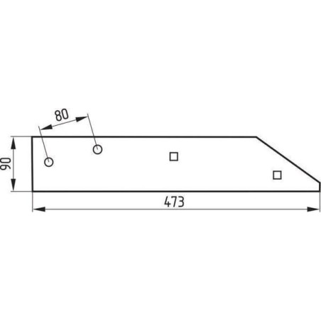 Landside front Unia LH PO 741 - 1116720010