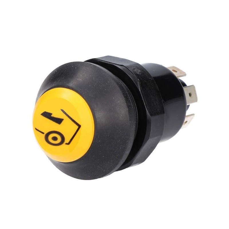 Push switch, Chopper, round, yellow - 11104010PN Push switch, Chopper, round, yellow - 11104010PN