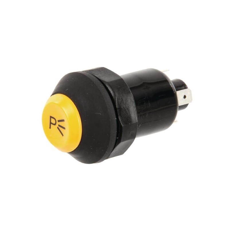 Push switch, parking light, round, yellow - 11130800PN Push switch, parking light, round, yellow - 11130800PN