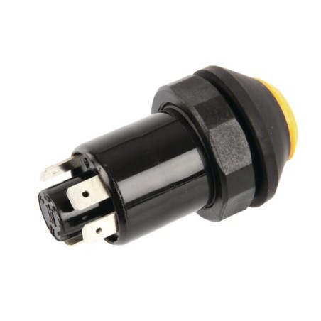 Push switch, parking light, round, yellow - 11130800PN