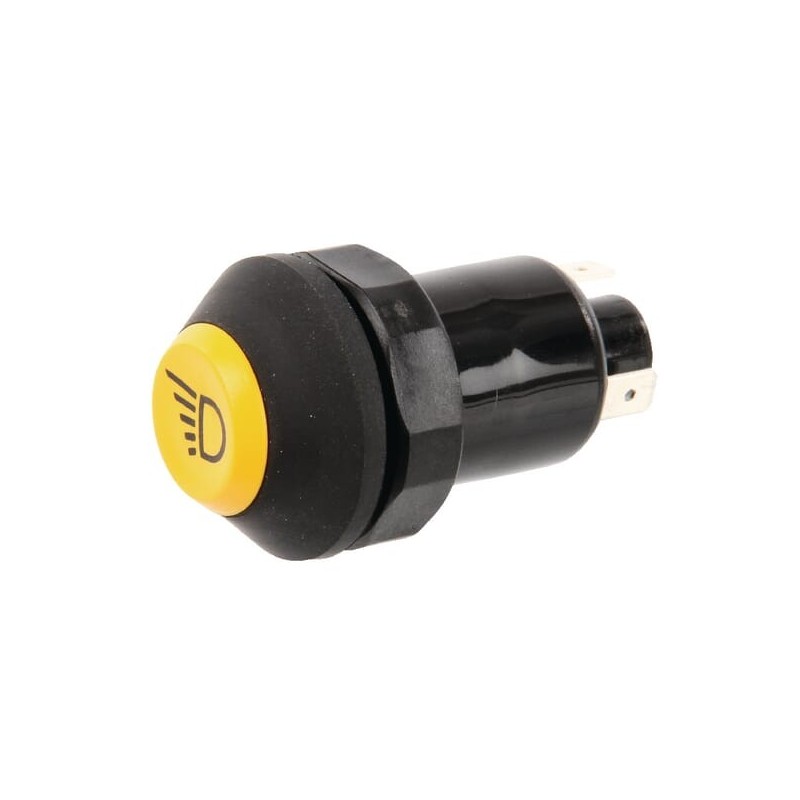 Push switch, Work light, round, yellow - 11130790PN Push switch, Work light, round, yellow - 11130790PN