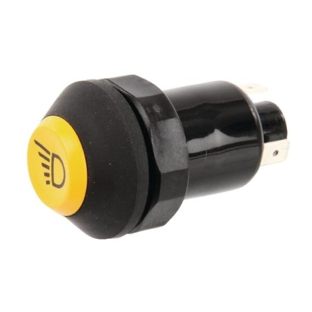 Push switch, Work light, round, yellow - 11130790PN