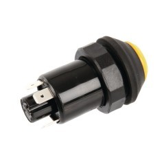 Push switch, Beacon, round, yellow - 11130090PN
