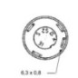 Push switch, Beacon, round, yellow - 11130090PN Push switch, Beacon, round, yellow - 11130090PN