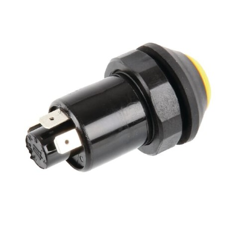 Push switch, Fan, round, yellow - 11145100PN