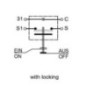 Push switch, Work light, round, green - 11110210PN
