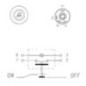 Push switch, Work light, round, green - 11110210PN