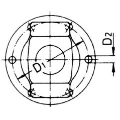 1115611 Walterscheid, Flanschgabelköpfe 