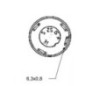 Push switch, Work light, round, yellow - 11130200PN Push switch, Work light, round, yellow - 11130200PN