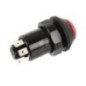 Push switch, Hazard lights, round, red - 11100100PN