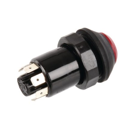 Druckschalter Warnlicht rot - 11100090PN