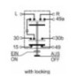 Push switch, Hazard lights, round, red - 11100090PN Push switch, Hazard lights, round, red - 11100090PN