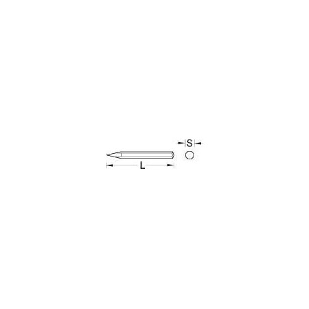 Dłuto szpiczaste 250x16 mm - 111256GED