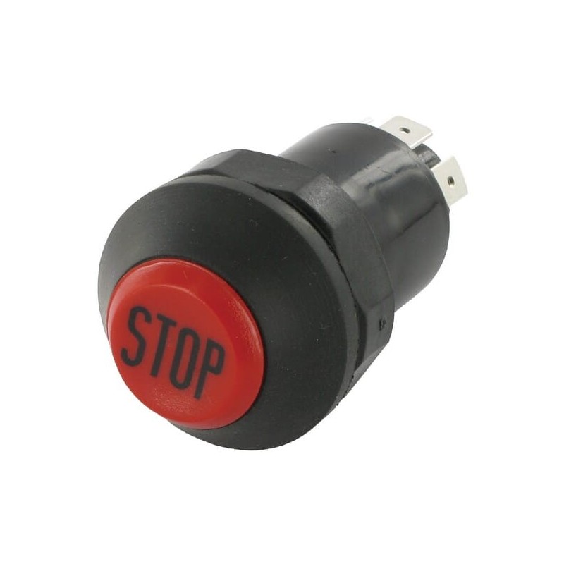 Push switch, Stop, round, red - 11100320PN Push switch, Stop, round, red - 11100320PN