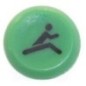 Push switch, Quick, round, green - 11130410PN Push switch, Quick, round, green - 11130410PN