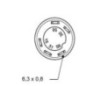Push switch, Lights, round, green - 11125200PN Push switch, Lights, round, green - 11125200PN