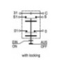 Push switch, High beam, round, blue - 11112100PN Push switch, High beam, round, blue - 11112100PN