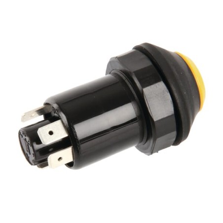 Push switch, Top lights, round, yellow - 11130300PN