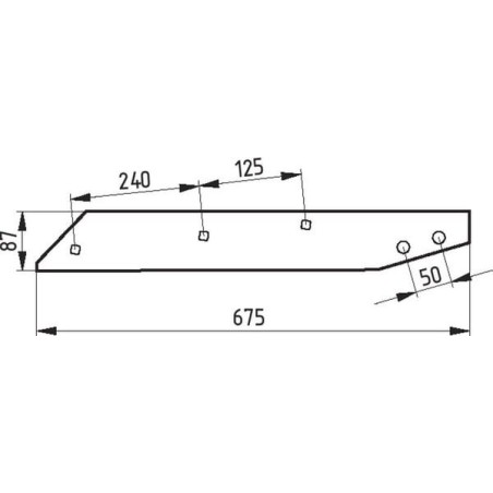 Landside rear Unia, left PO 739 - 1116740010