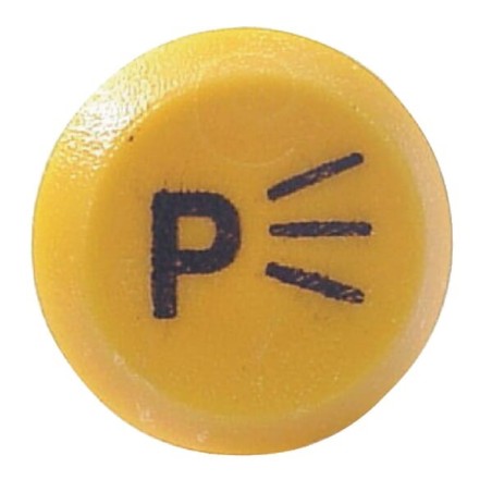Push switch, parking light, round, yellow - 11130030PN