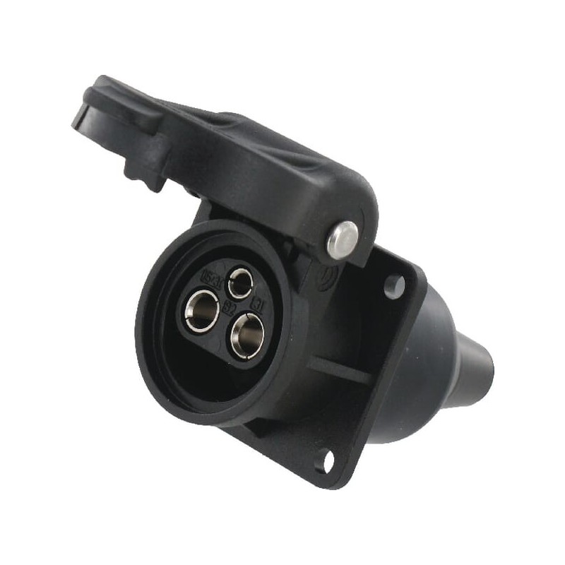 3 pin socket - 111167JAE 3 pin socket - 111167JAE