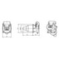 3 pin socket - 111167JAE 3 pin socket - 111167JAE