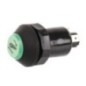 Push switch, Linkage lower, round, green - 11145330PN Push switch, Linkage lower, round, green - 11145330PN