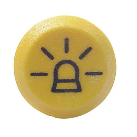 Push switch, Beacon, round, yellow - 11210350PN