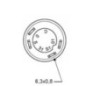 Push switch, Quick, round, yellow - 11245210PN Push switch, Quick, round, yellow - 11245210PN