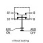 Push switch, Quick, round, yellow - 11245210PN Push switch, Quick, round, yellow - 11245210PN