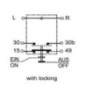 Push switch, Blank, round, yellow - 11175160PN