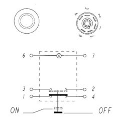 11175160PN Pneutron, Push button switches 
