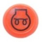 Push switch, Pre-heating, round, orange - 11210520PN