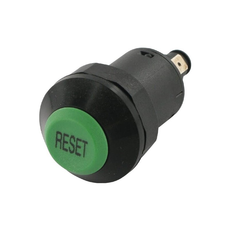 Druckschalter Reset grün - 11215410PN