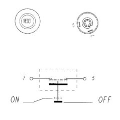 11215410PN Pneutron, Push button switches 