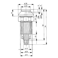 11215410PN Pneutron, Push button switches 