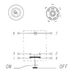 11175260PN Pneutron, Push button switches 