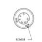 Push switch, Start, round, yellow - 11215050PN Push switch, Start, round, yellow - 11215050PN