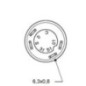 Push switch, Up / Down, round, red - 11245280PN Push switch, Up / Down, round, red - 11245280PN