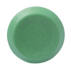 Push switch, Blank, round, green - 11175210PN