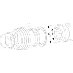 Pull-collar locking AgraSet 171 - 1135047